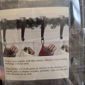 NEW Stocking Holder Hobby Lobby Bronze 4 Inch (4 pieces)  CHRISTMAS 2022